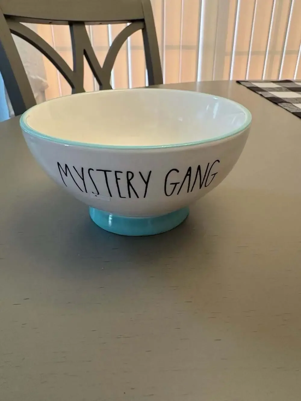 Rae Dunn  Scooby-Doo 'MYSTERY GANG' Ceramic Bowl